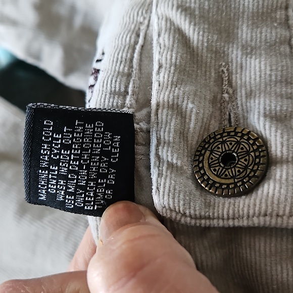 Tan cream khaki corduroy pants willismith size 8 - Picture 7 of 7